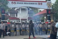 Demo penolakan hasil CASN 2024 di Merauke