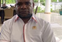 Ketua Komisi IV DPRK, Elinus Balinol Mom