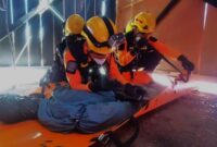 Latihan Tim SAR Timika