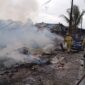 Lokasi kebakaran di Poumako