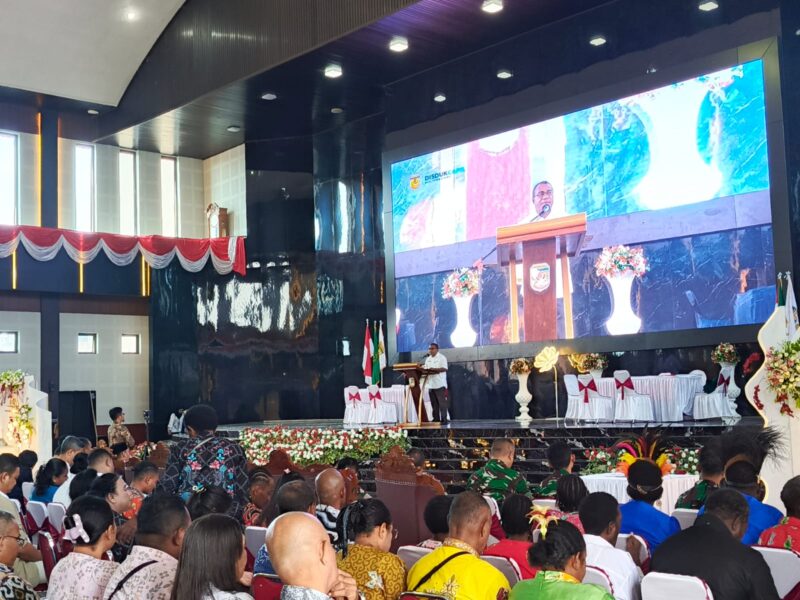 Suasana Nikah Massal dan Itsbat  di Graha ENY Timika