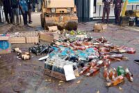 Kejari Merauke saat musanhkan ratusan BB perkara