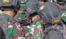 Seorang Anggota TNI Gugur di Mile 50