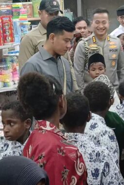 Tiba Di Mimika, Wapres Gibran Di Sambut Ribuan Warga