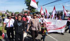 Barisan Merah Putih Papua Gelar Aksi Damai 1 Mei