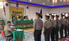 Usai Mengikuti Sidang Kode Etik 4 Anggota Polda Papua Tengah Di Pecat